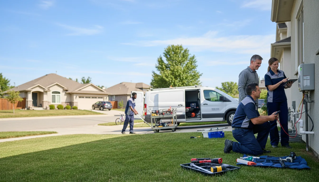 Tankless water heater service in Burr, NE